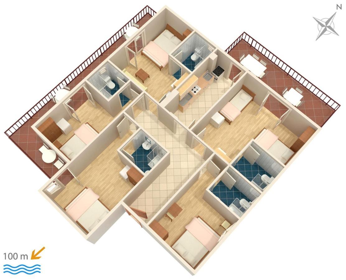 Apartments By The Sea Podaca, Makarska - 516 Екстер'єр фото