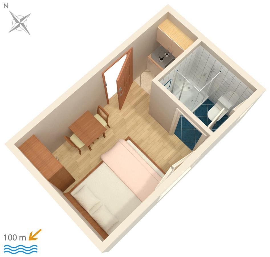 Apartments By The Sea Podaca, Makarska - 516 Екстер'єр фото